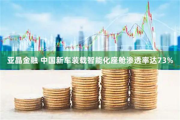 亚晶金融 中国新车装载智能化座舱渗透率达73%